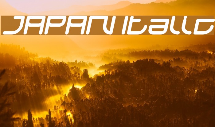 JAPAN Italic Example 1