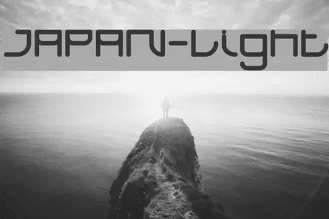 JAPAN-Light Font examples