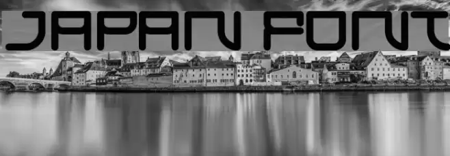 JAPAN Font examples