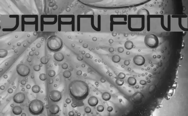 JAPAN Font examples