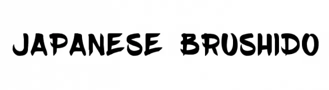 JAPANESE BRUSHIDO  baixar fontes gratis