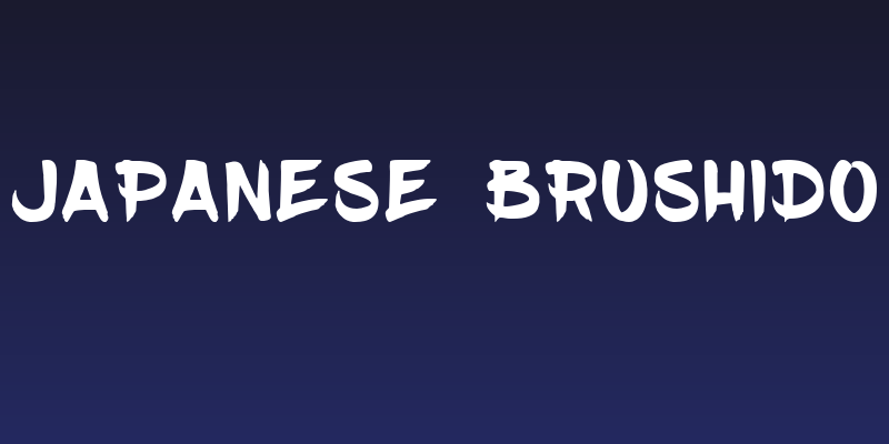 JAPANESE BRUSHIDO Social Header