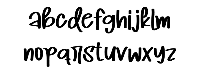 JAPANES Font LOWERCASE
