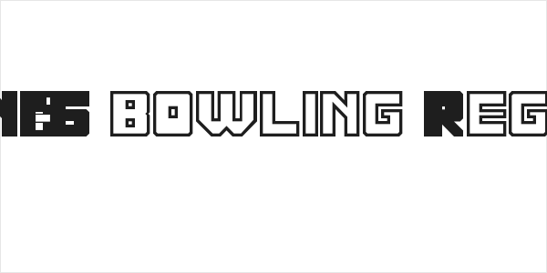 JASON'S bowling Regular Logo