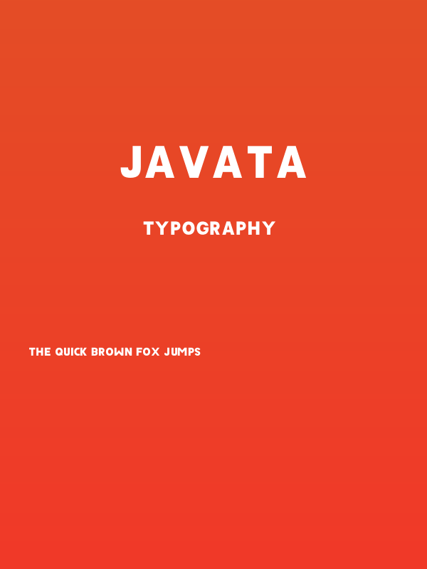 JAVATA Poster