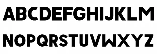 JAVATA Font Litere mari