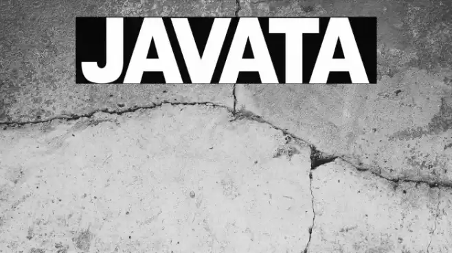 JAVATA Font examples