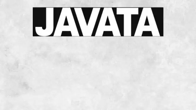 JAVATA Font examples