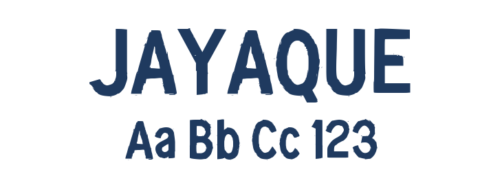 JAYAQUE Font Preview
