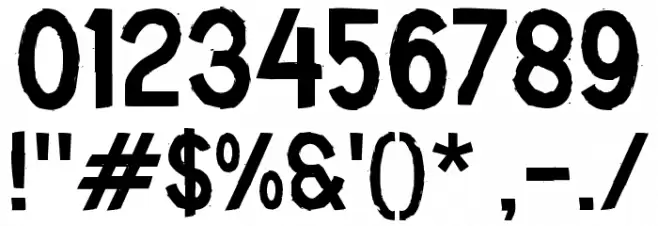 JAYAQUE Polices AUTRES CHARS