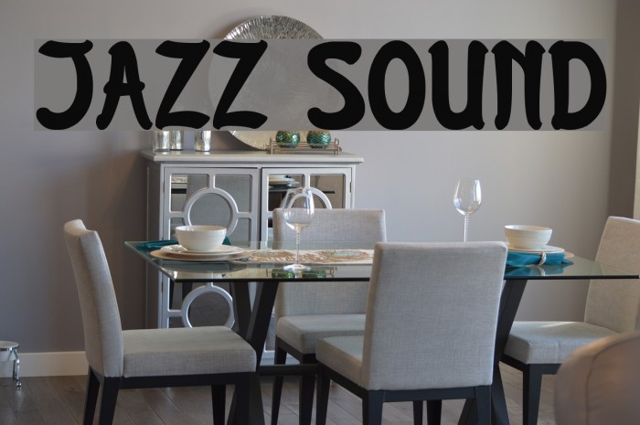 JAZZ SOUND Font examples