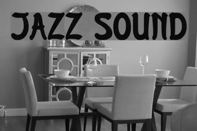 JAZZ SOUND Font examples
