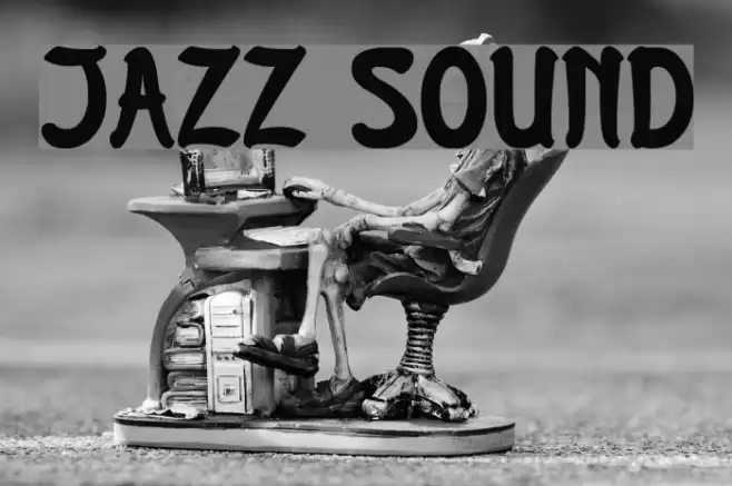 JAZZ SOUND Font examples