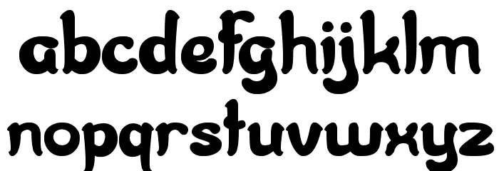 JAZZ SOUND Font LOWERCASE