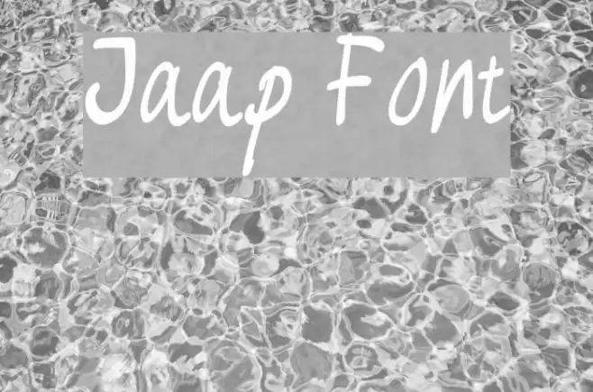 Jaap Font examples