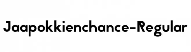 Jaapokkienchance-Regular  Frei Schriftart Herunterladen