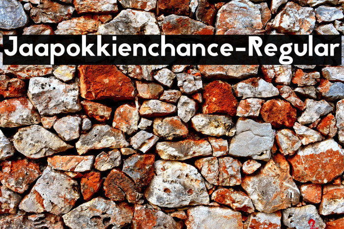 Jaapokkienchance-Regular Example 1