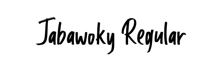 Jabawoky Regular  Free Fonts Download