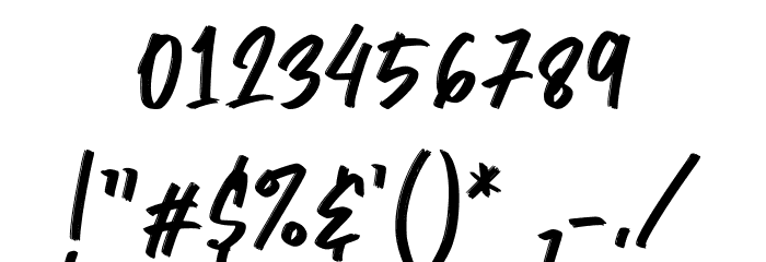 Jabawoky Regular Font OTHER CHARS