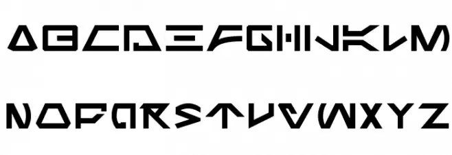 Jabba the Font फ़ॉन्ट अपरकेस
