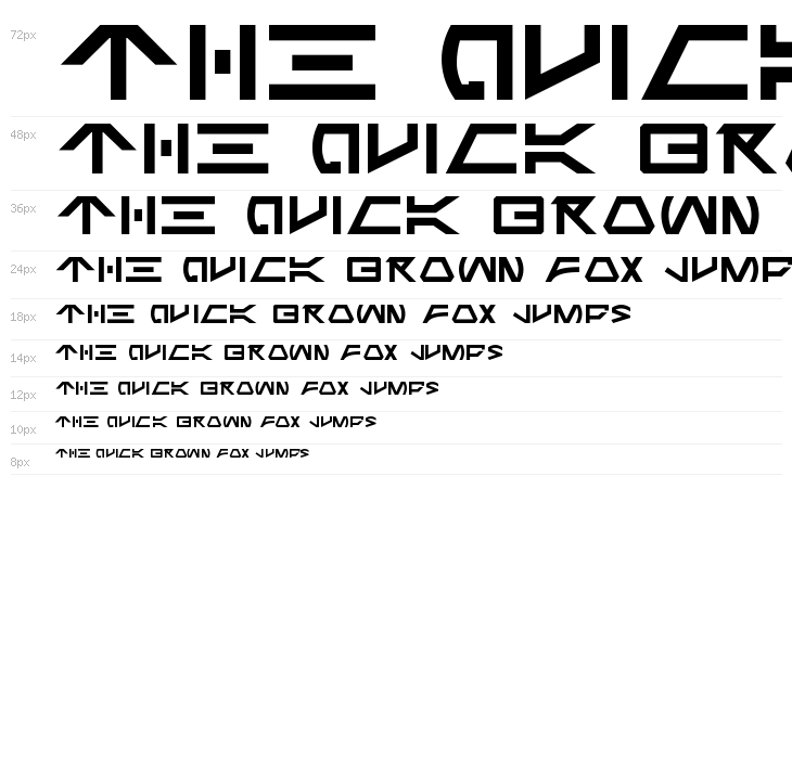 Jabba the Font Waterfall