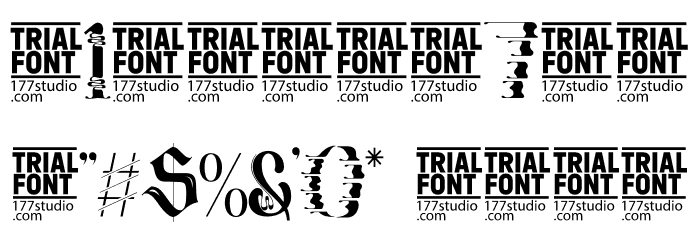 Jabberz Display Demo Regular Font OTHER CHARS