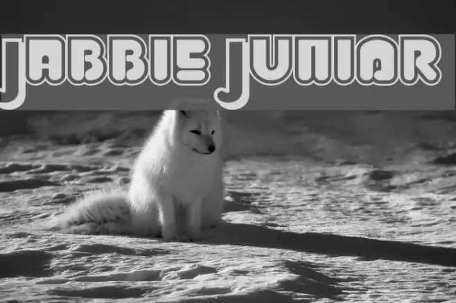Jabbie Junior Шрифта examples