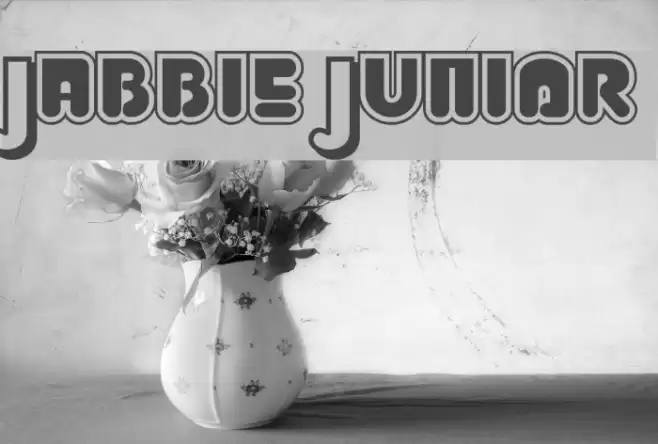 Jabbie Junior Шрифта examples