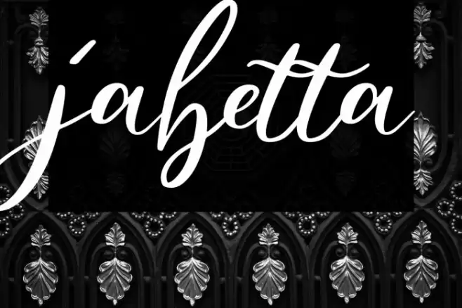 Jabetta Font examples