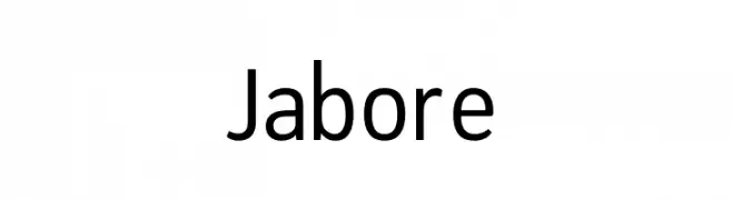 Jabore  नि: शुल्क फ़ॉन्ट्स डाउनलोड
