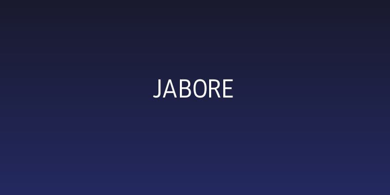 Jabore Social Header