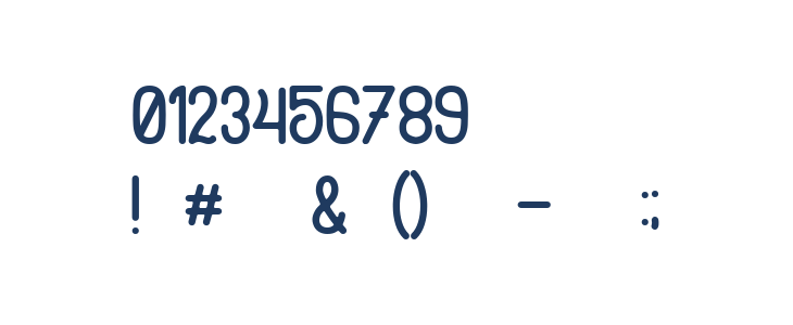 Jabottabeck Regular Other Characters