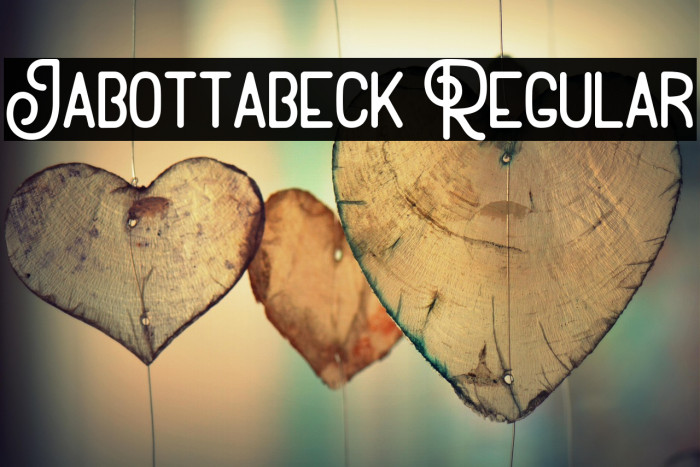 Jabottabeck Regular Example 1
