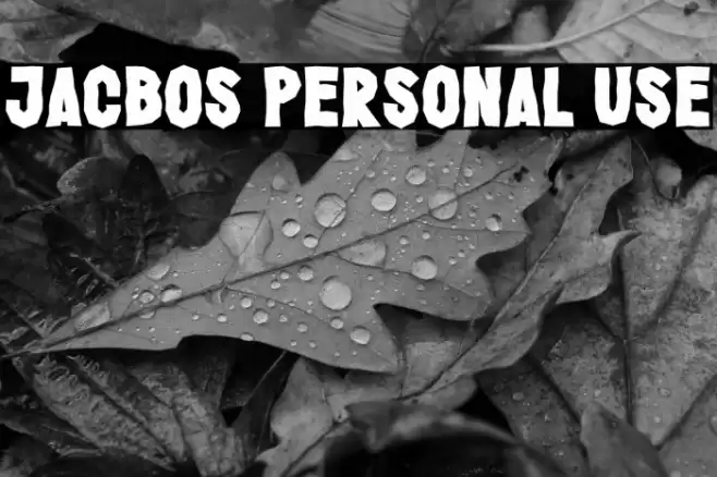 Jacbos Personal Use Fuentes examples