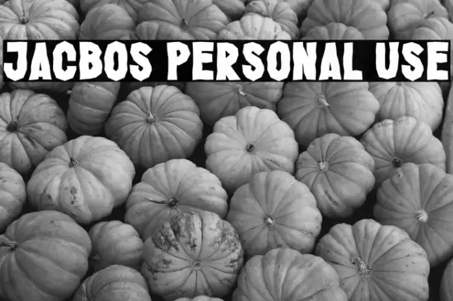 Jacbos Personal Use Fuentes examples
