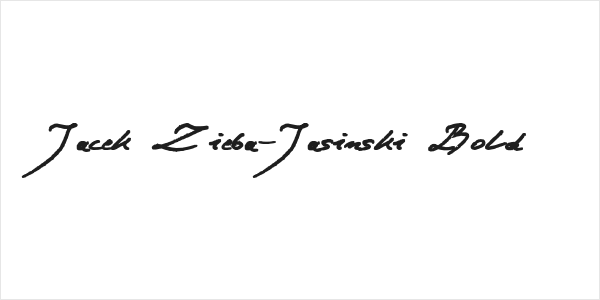Jacek Zieba-Jasinski Bold Logo