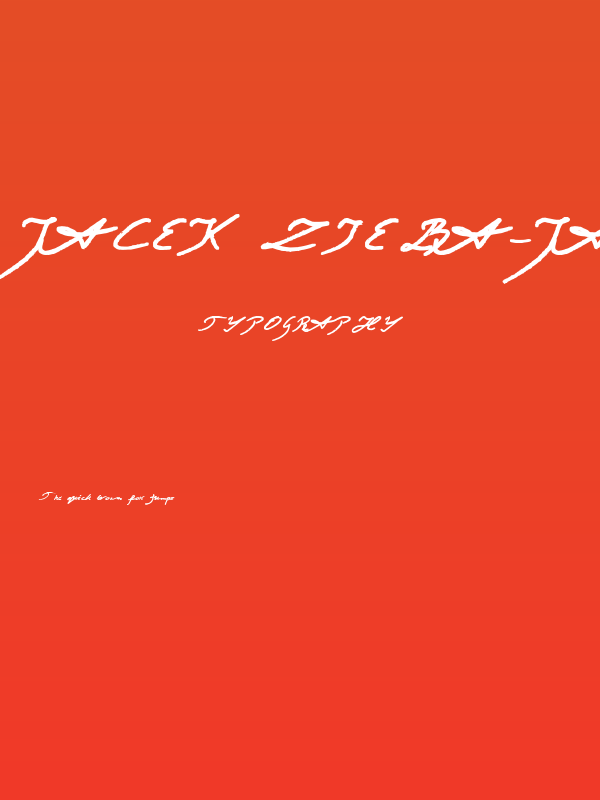 Jacek Zieba-Jasinski Bold Poster