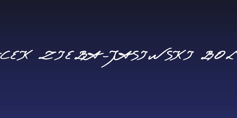 Jacek Zieba-Jasinski Bold Social Header