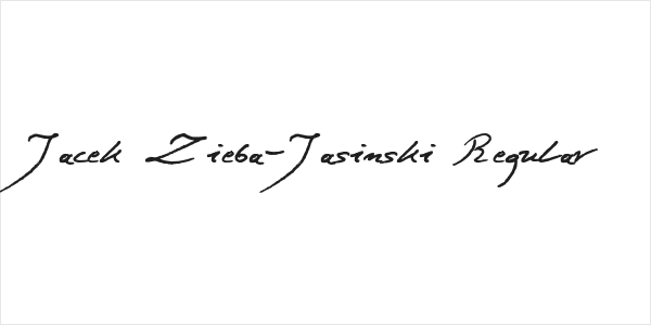 Jacek Zieba-Jasinski Regular Logo