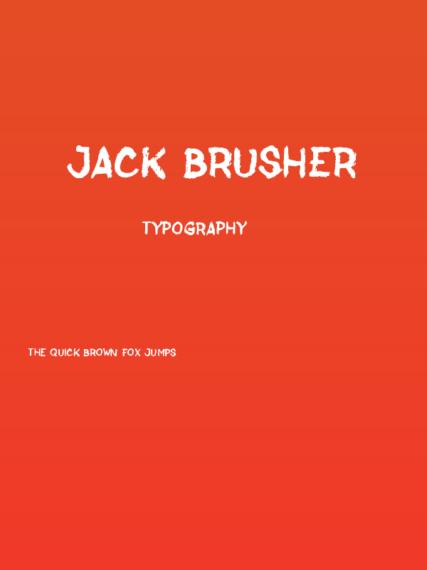 Jack Brusher Poster