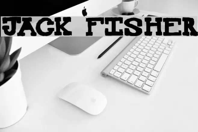 Jack Fisher Font examples