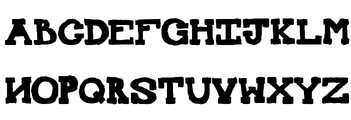 Jack Fisher Font LOWERCASE