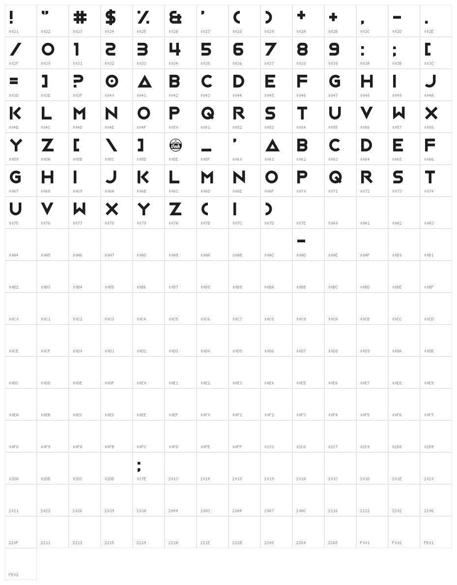 Jack Frost Character Map