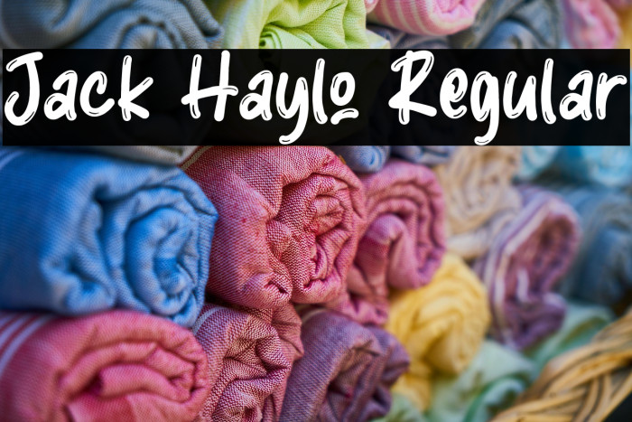 Jack Haylo Regular Example 1