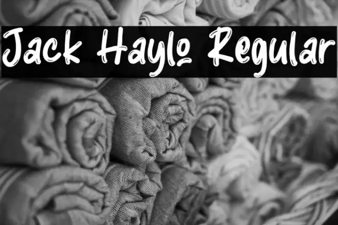 Jack Haylo Regular Font examples