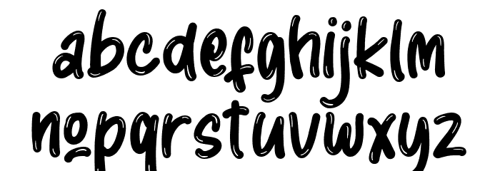 Jack Haylo Regular Font LOWERCASE