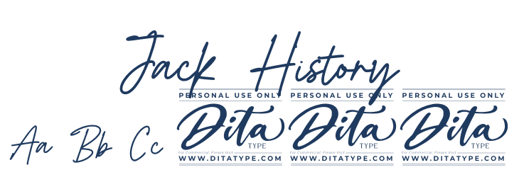 Jack History Font Preview