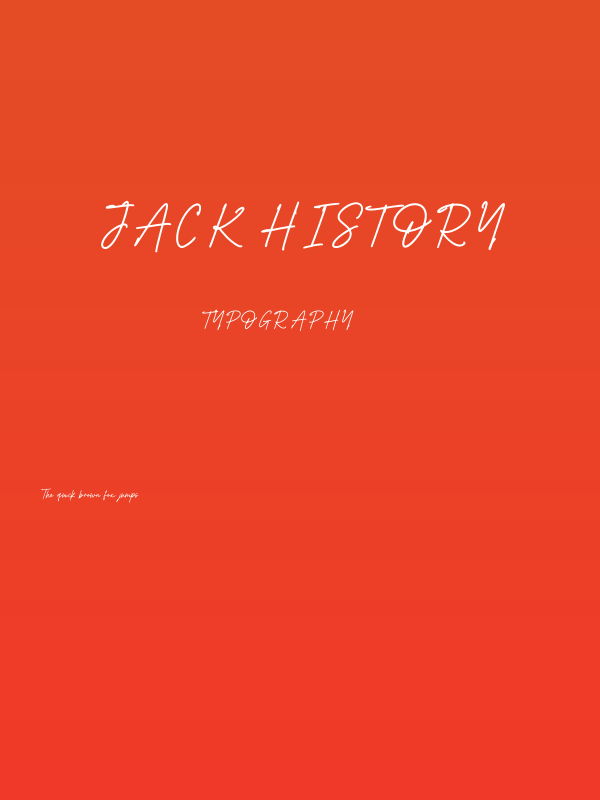 Jack History Poster
