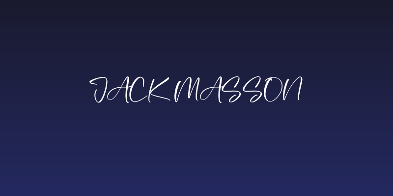 Jack Masson Social Header