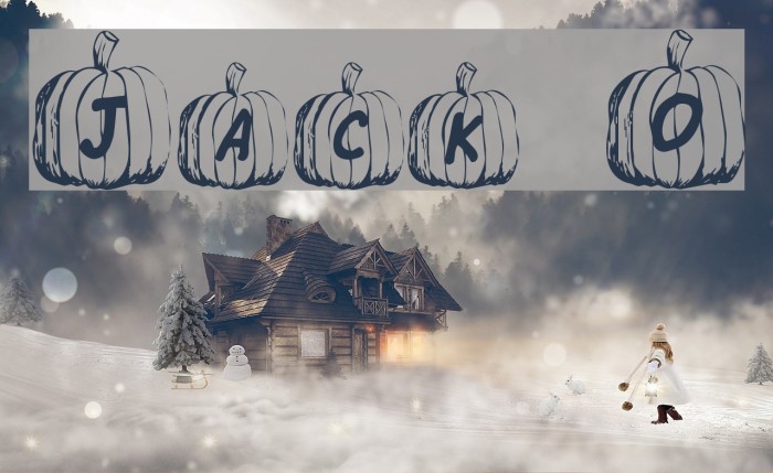 Jack O Font examples